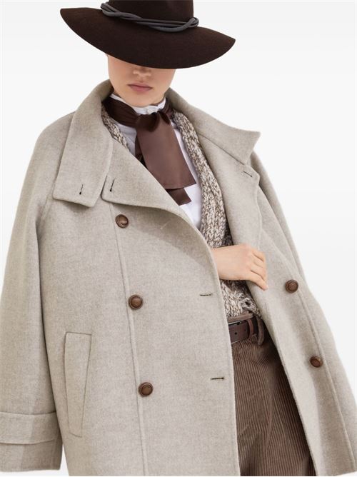 Wool and Cashmere Coat BRUNELLO CUCINELLI | MD5327708C001